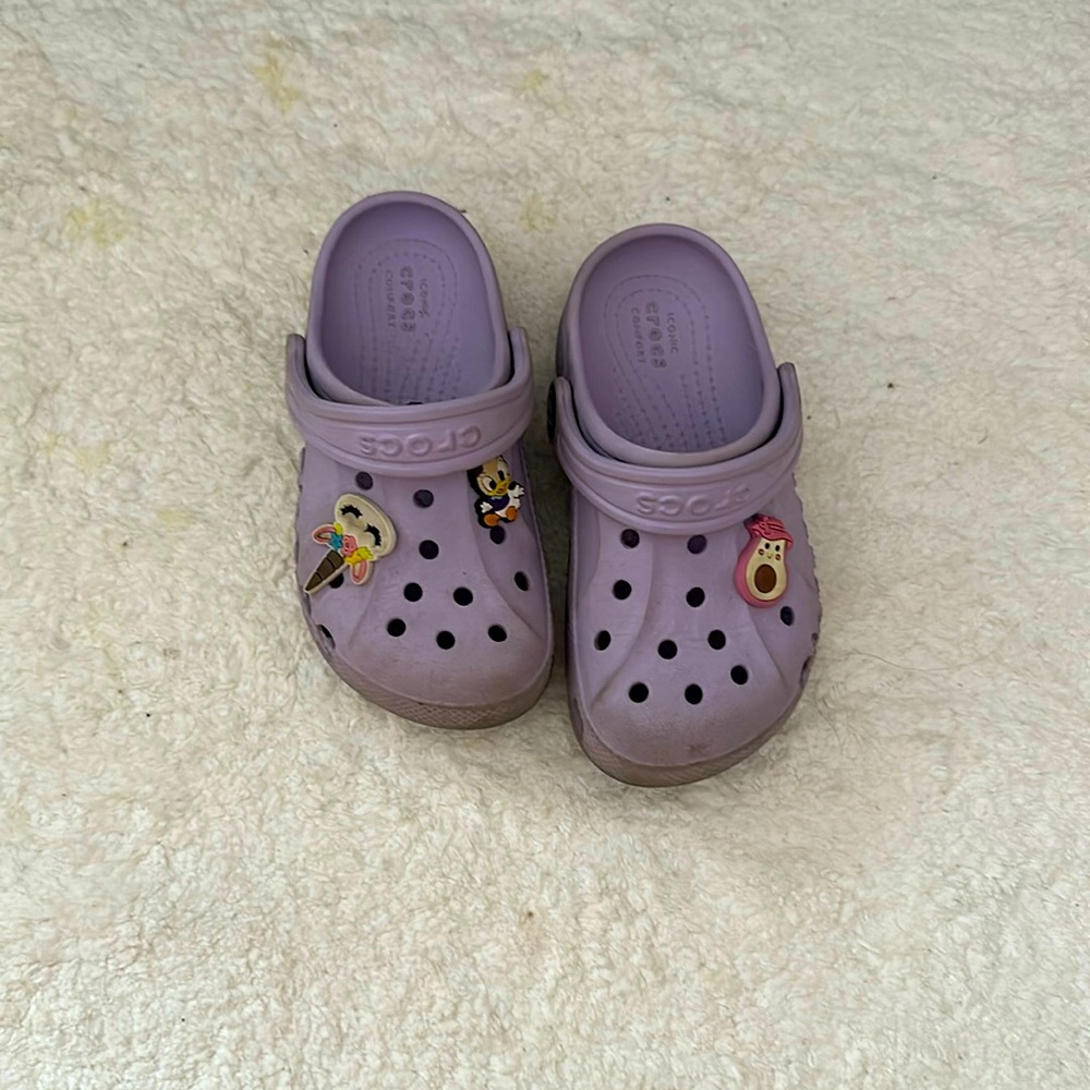 Lavender Kids Crocs